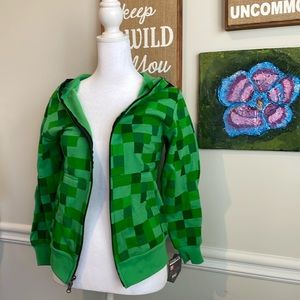 NWT Children’s Minecraft Creeper Hoodie